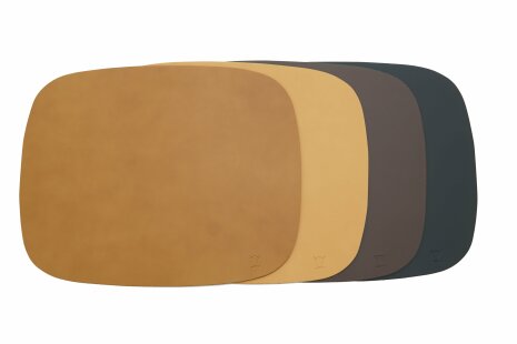 Bordstablett i recycled leather