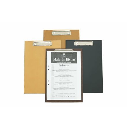 Menyplatta A4 i recycled leather Menyplatta A4 i recycled leather